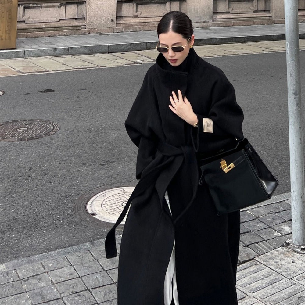 Long trench-coat oversize pour femmes – Delfina