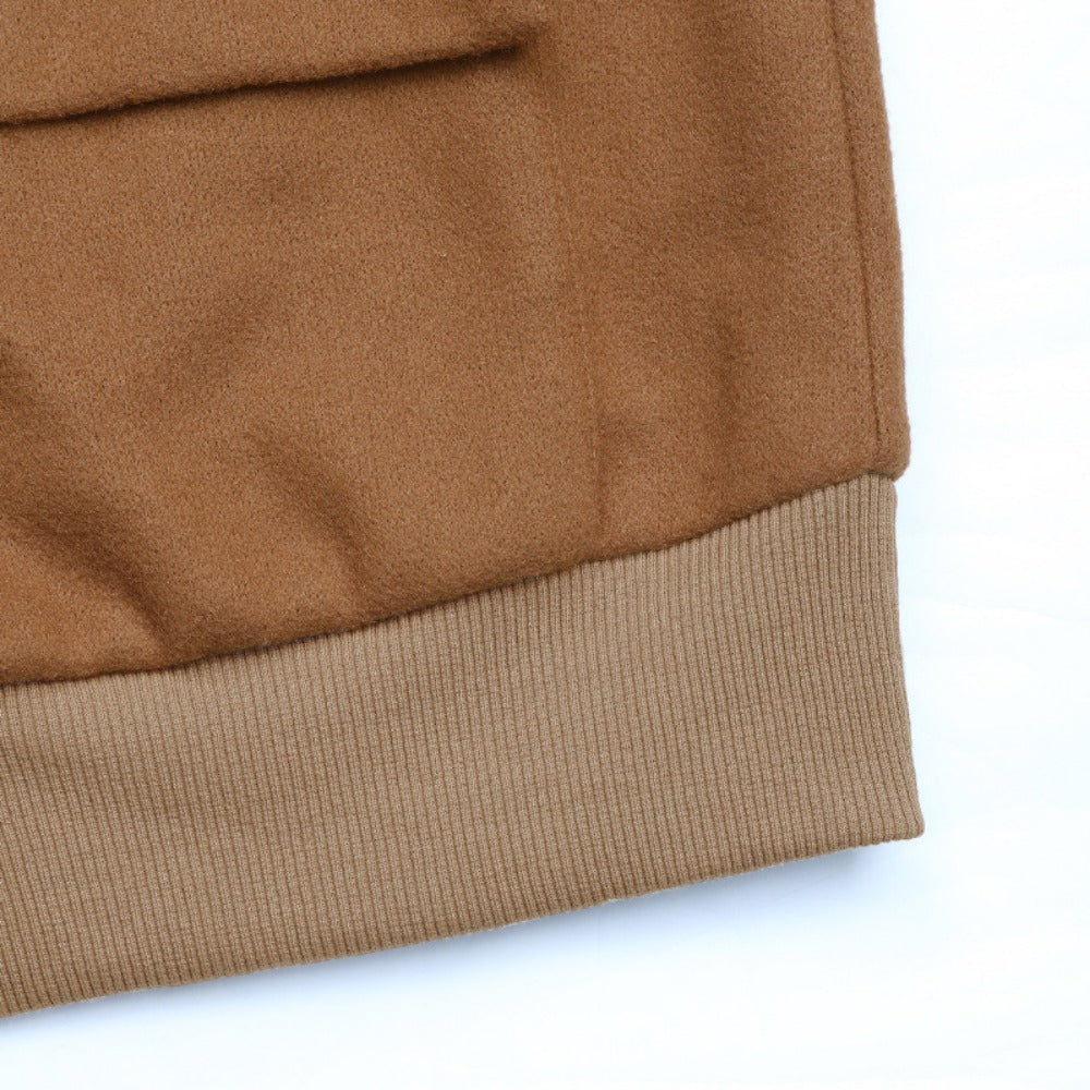 Bomber marron à boutons-pression pour femmes - Santina