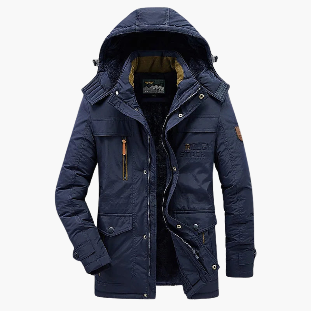 Veste d'hiver longue homme | Polaire