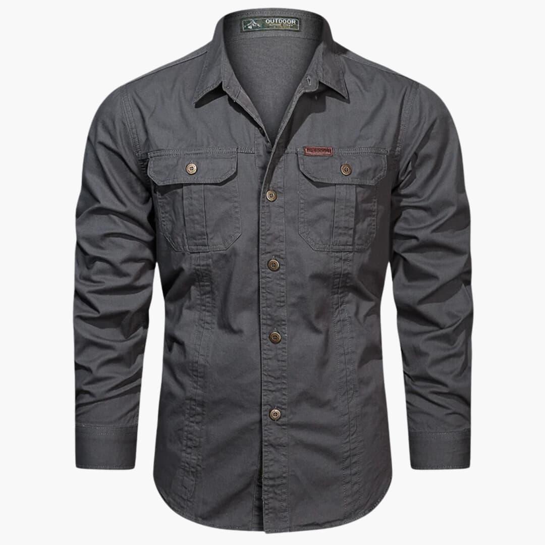 Herren Cargo Hemd | Langarm