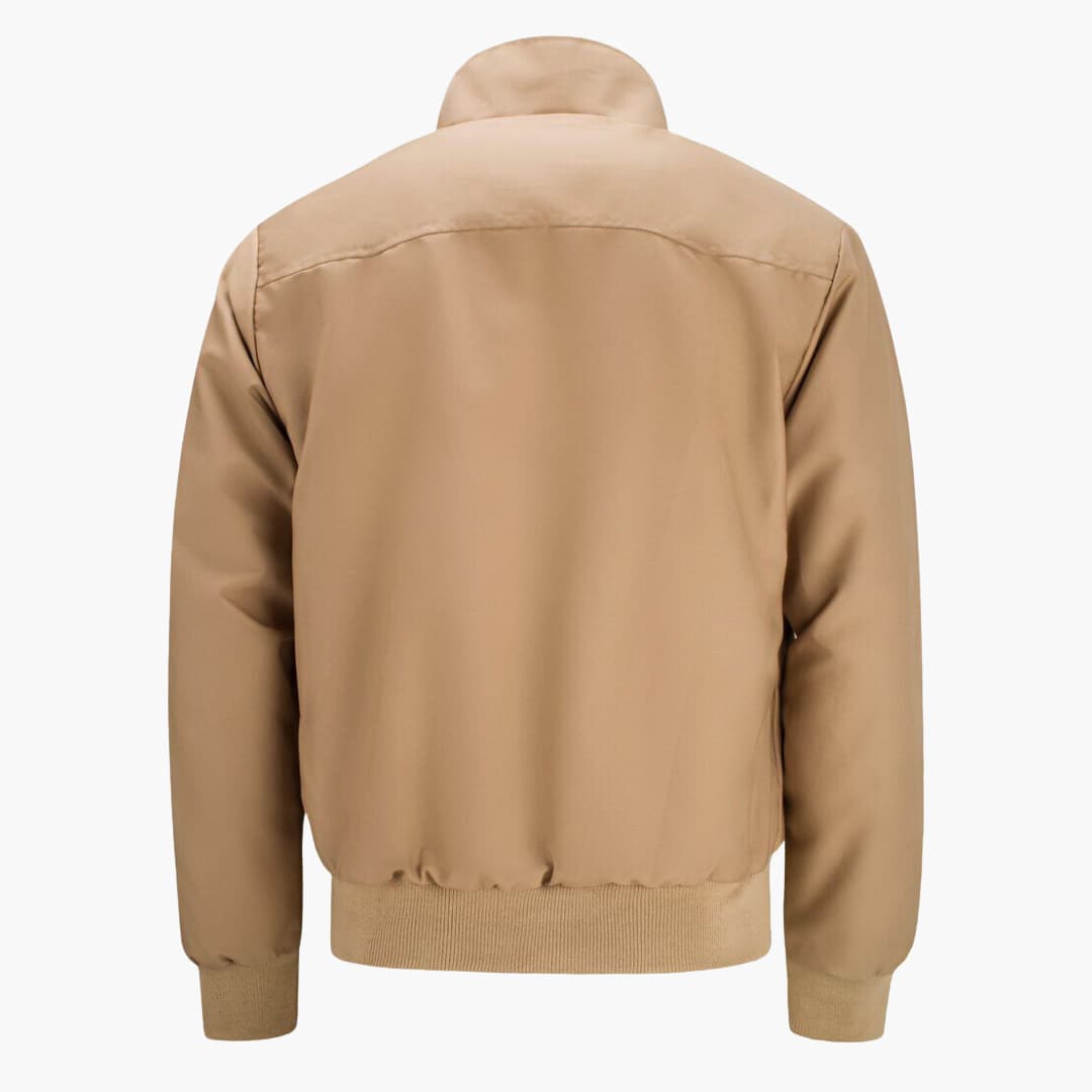 Veste d'hiver homme à bords-côtes | Fermeture éclair