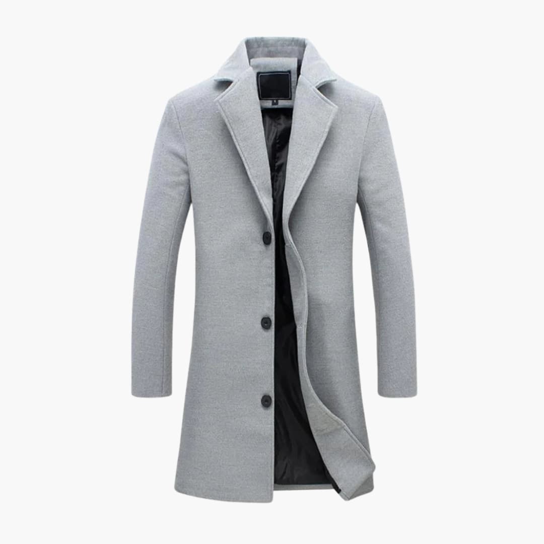 Manteau d'hiver élégant pour homme | Long