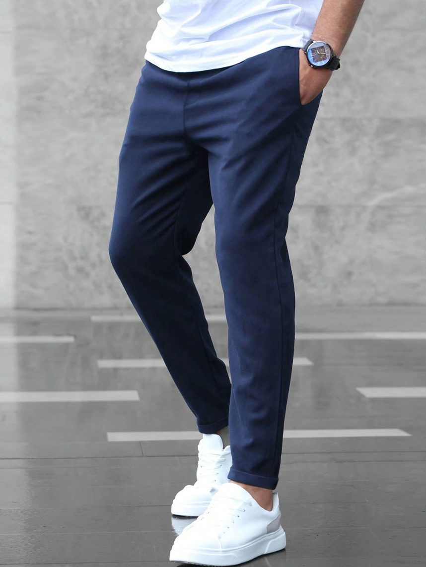 Pantalon de jogging coupe slim homme | Avec cordon de serrage