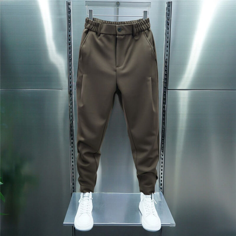 Pantalon sarouel homme décontracté | taille élastique et bas réglables