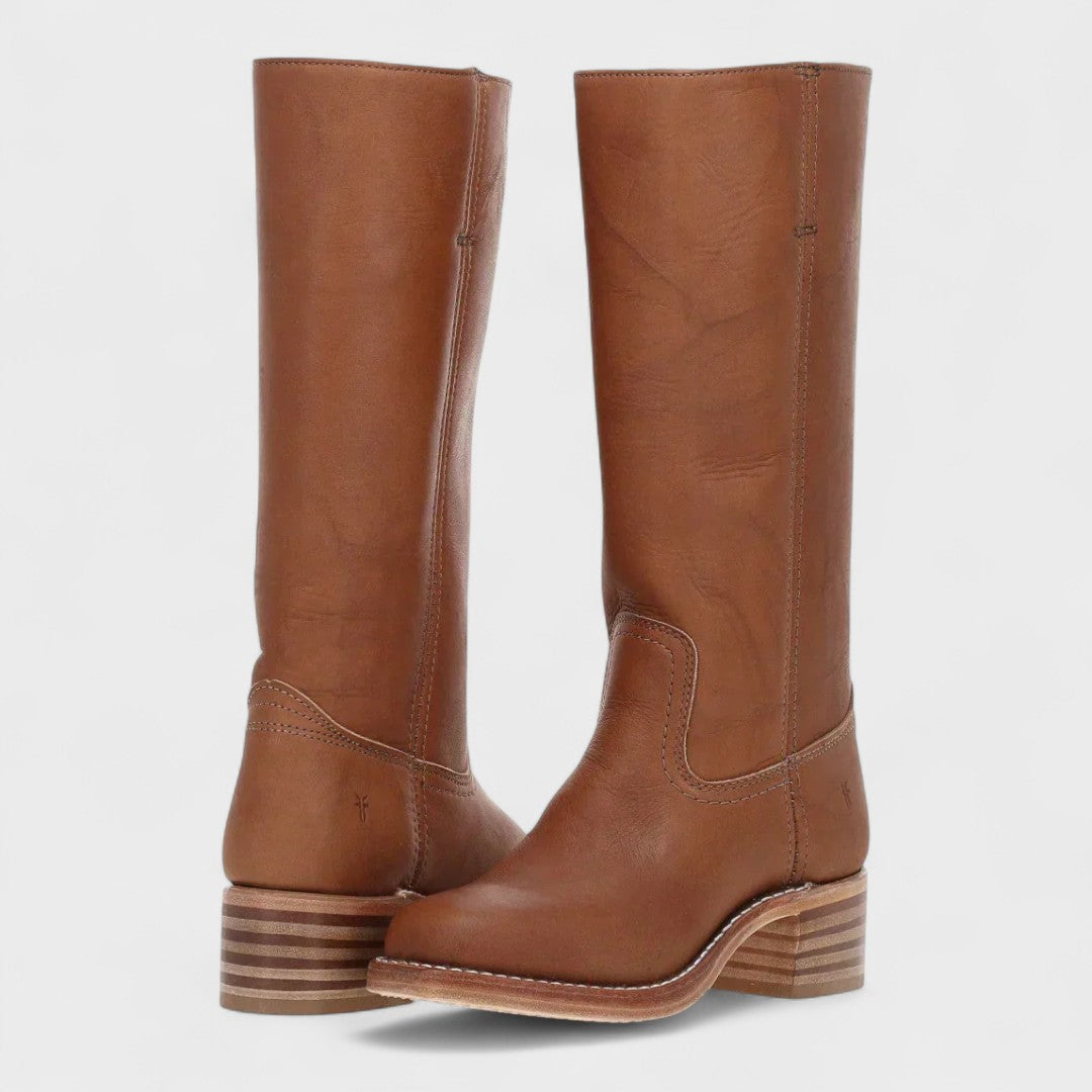 Bottines cowboy à plateforme pour femme