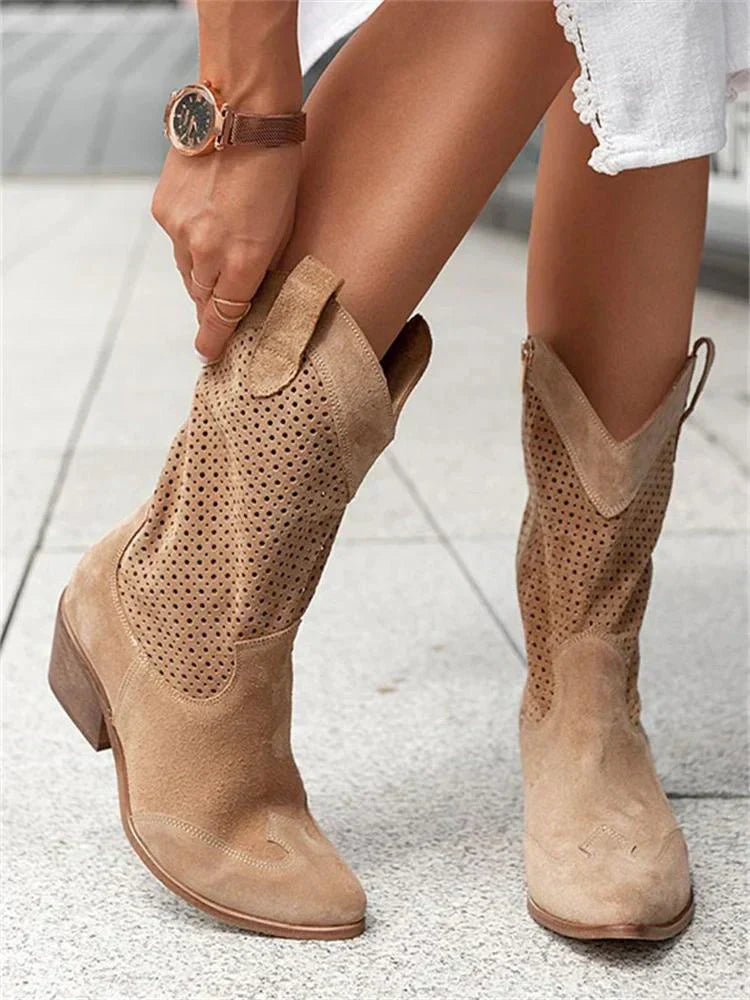 Stivaletti cowboy da donna | Con cerniera