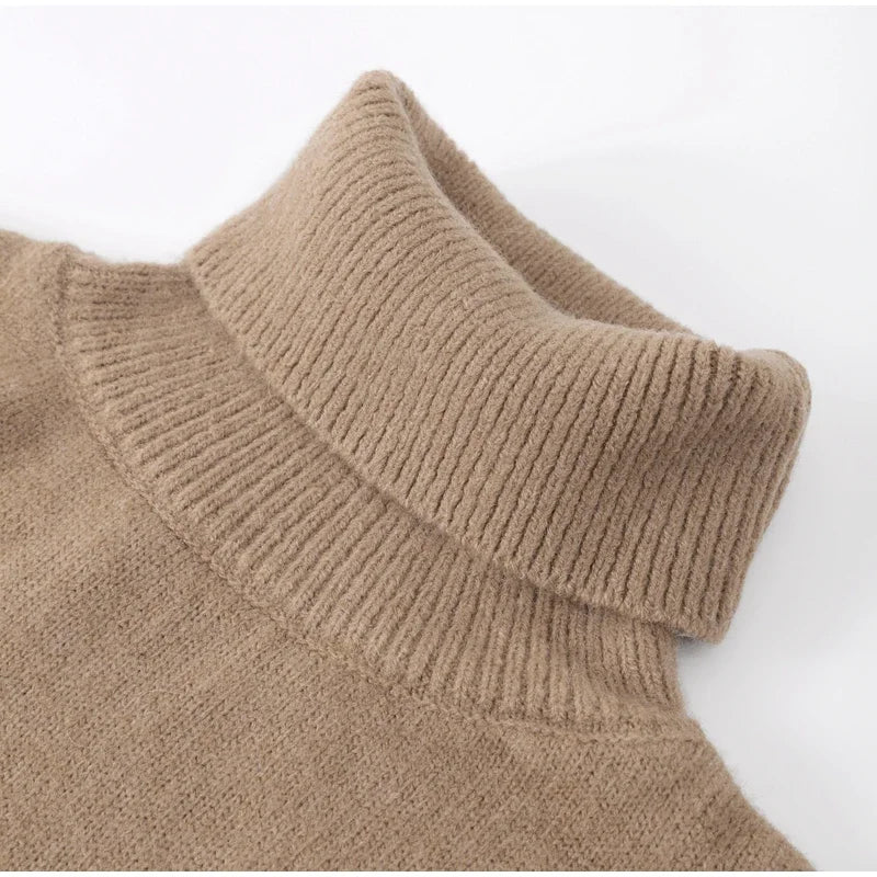 Jersey de cuello alto para mujer | Largo
