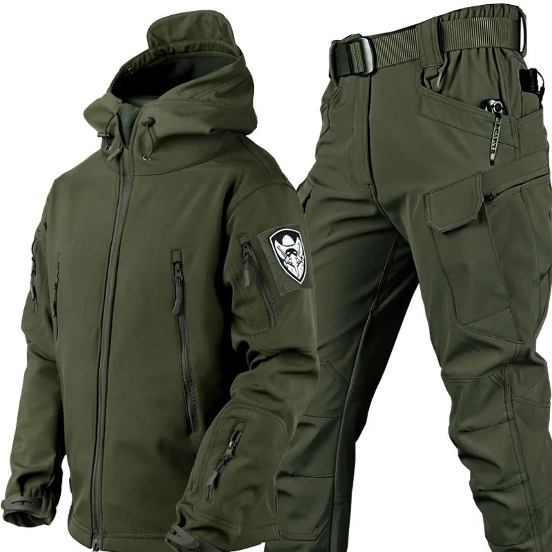 Chaqueta y Pantalón de Invierno Impermeables para Hombre | Softshell