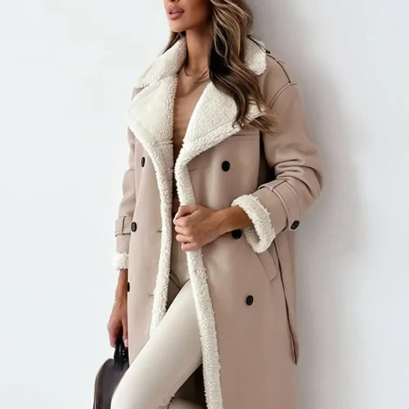 Doudoune longue femme | Doublée polaire