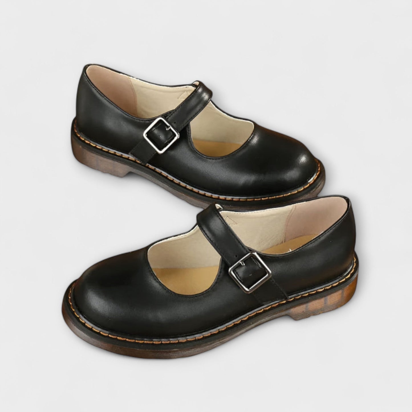 Chaussures Mary Jane rétro femme | bouts ronds