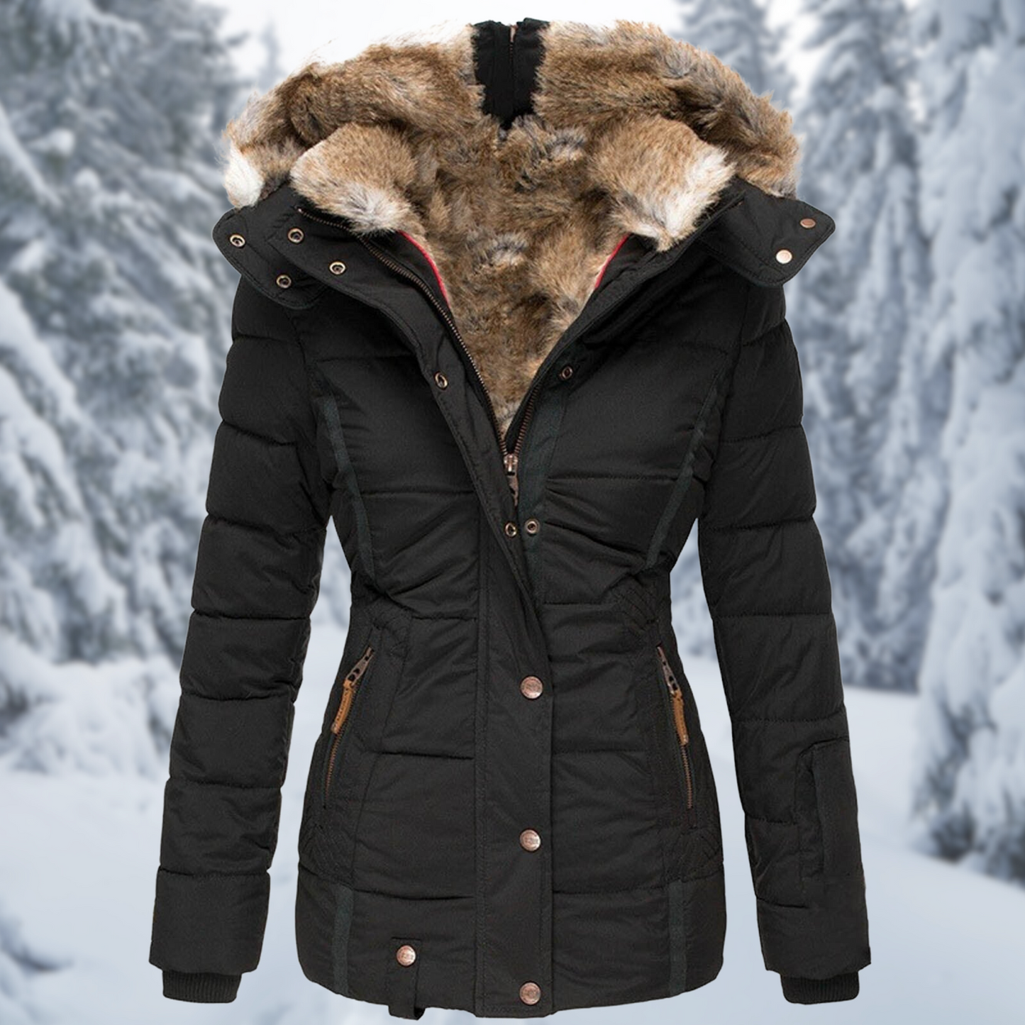 Giacca invernale elegante da donna | Calda