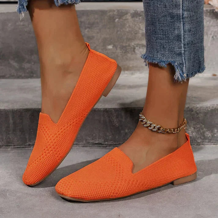 Mocassins tricotés pour femmes | Enfilage facile