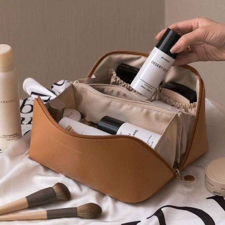 Trousse de maquillage femme en voyage | grande capacité
