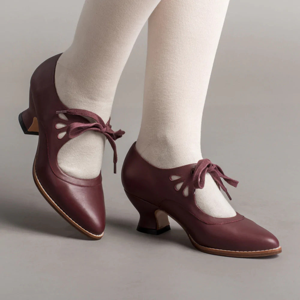 Escarpins vintage pour femmes | À lacets