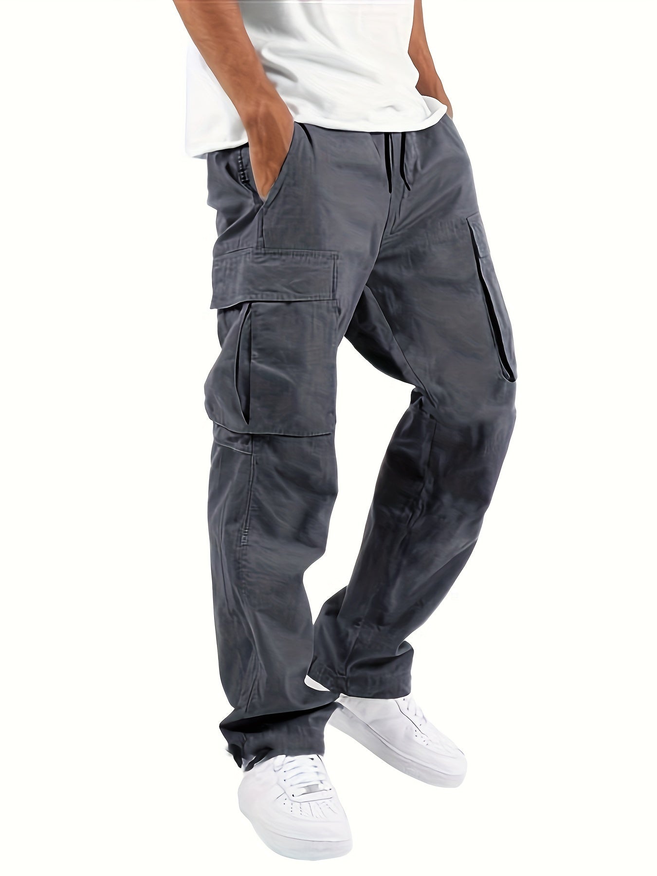 Pantalon cargo baggy pour homme | Long