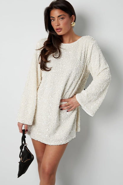 Women's Long Sleeve Wedding Guest Dress with Bow Details | Mini