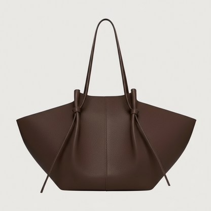 Grand sac fourre-tout pour femmes | avec détail nœud et longues anses