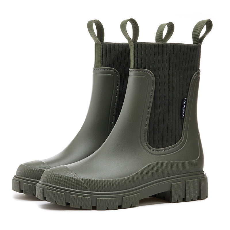 Bottes de pluie en caoutchouc pour femmes | Imperméables