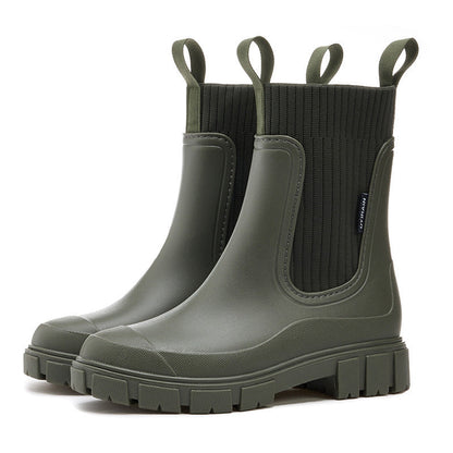 Bottes de pluie en caoutchouc pour femmes | Imperméables