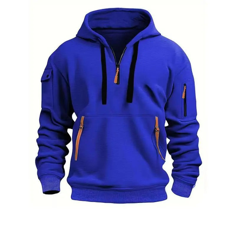 Sweat à capuche zippé homme | Avec capuche