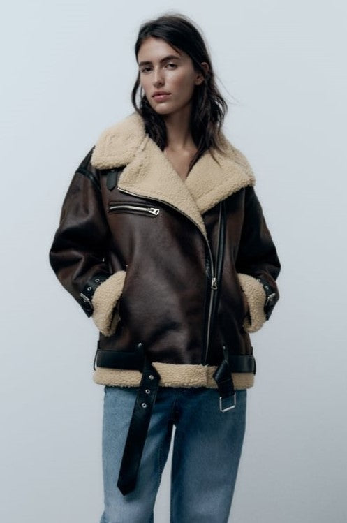 Veste d'hiver doublée pour femmes | Courte