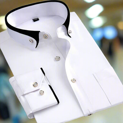 Chemise classique homme | manches longues