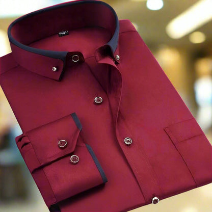Chemise classique homme | manches longues