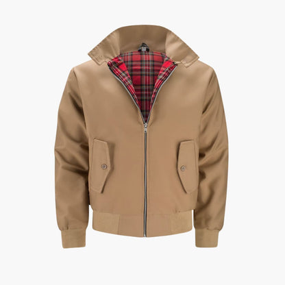 Veste d'hiver homme à bords-côtes | Fermeture éclair
