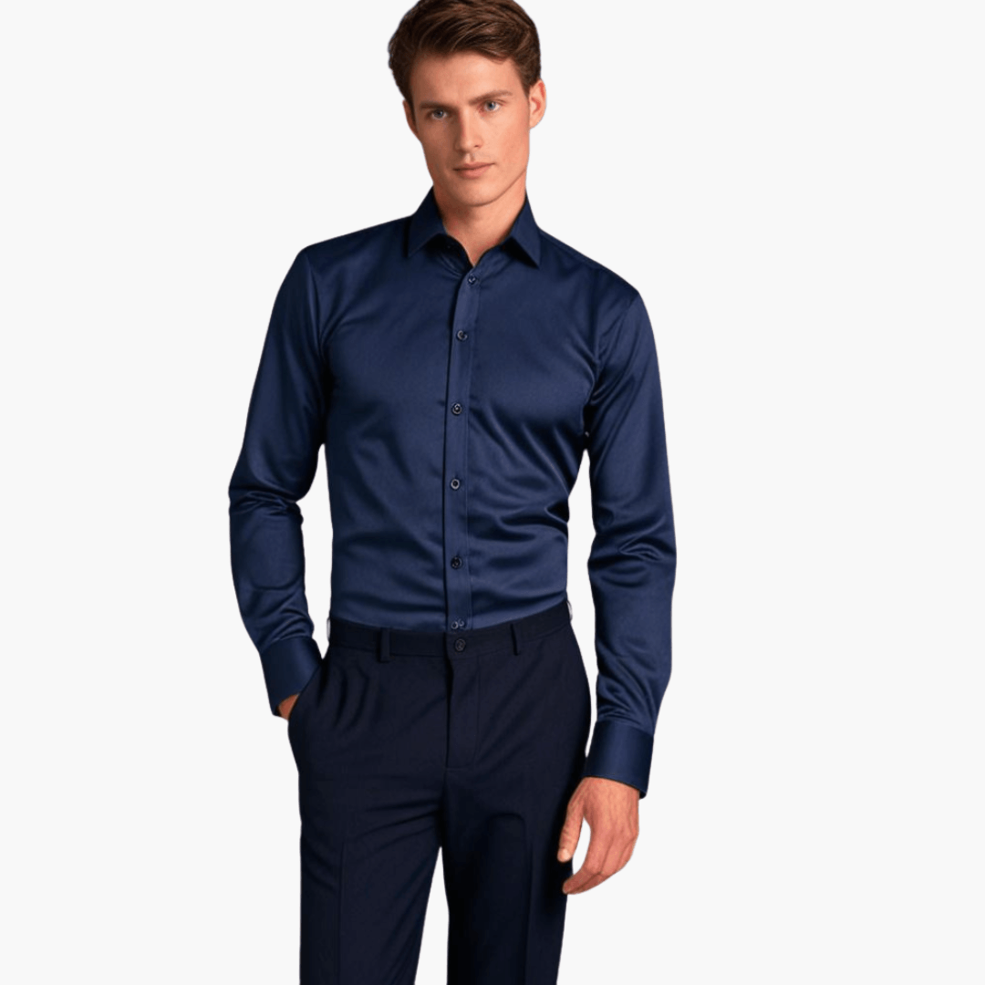 Camisa ajustada para hombre | Manga larga