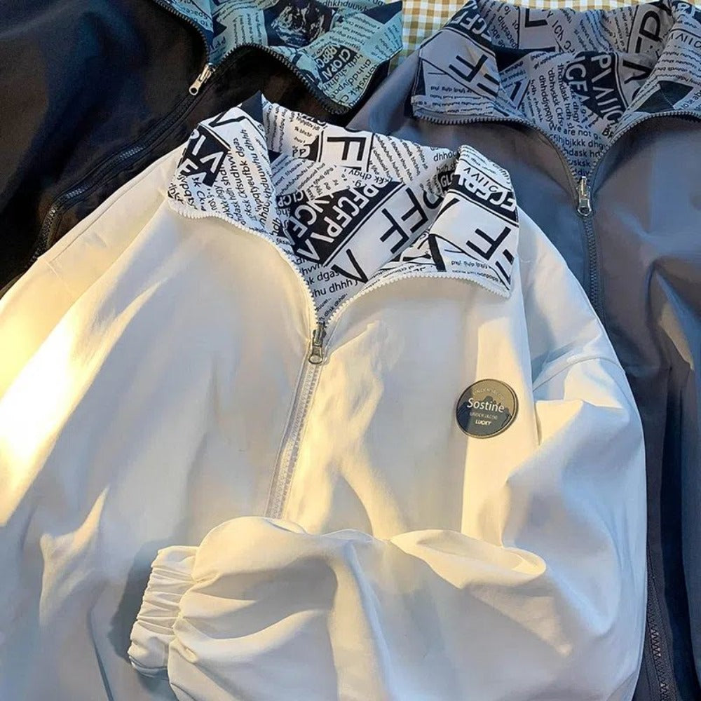Veste réversible à motif imprimé pour femmes – Lavinia