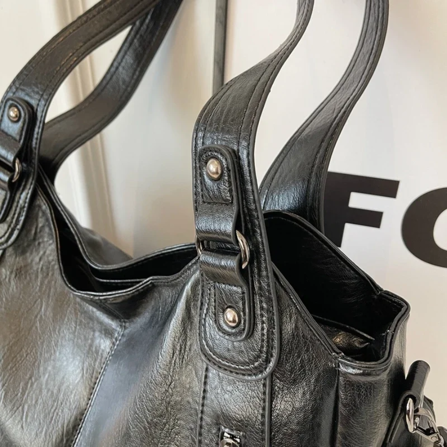 Damen Große Trage Handtasche | mit Optionalem Schultergurt