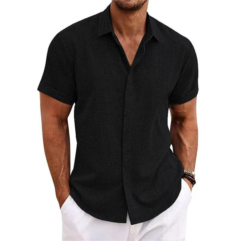 Polo de plage manches courtes homme | Boutonné