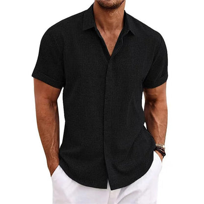 Polo de plage manches courtes homme | Boutonné