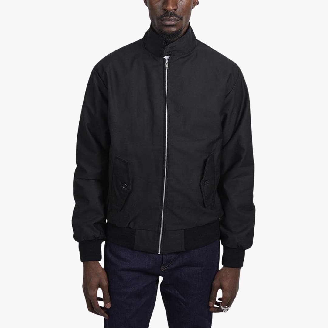 Veste d'hiver homme à bords-côtes | Fermeture éclair