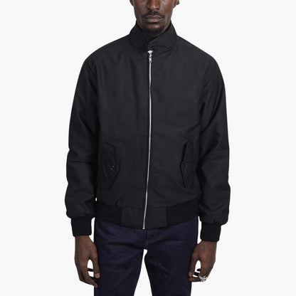 Veste d'hiver homme à bords-côtes | Fermeture éclair