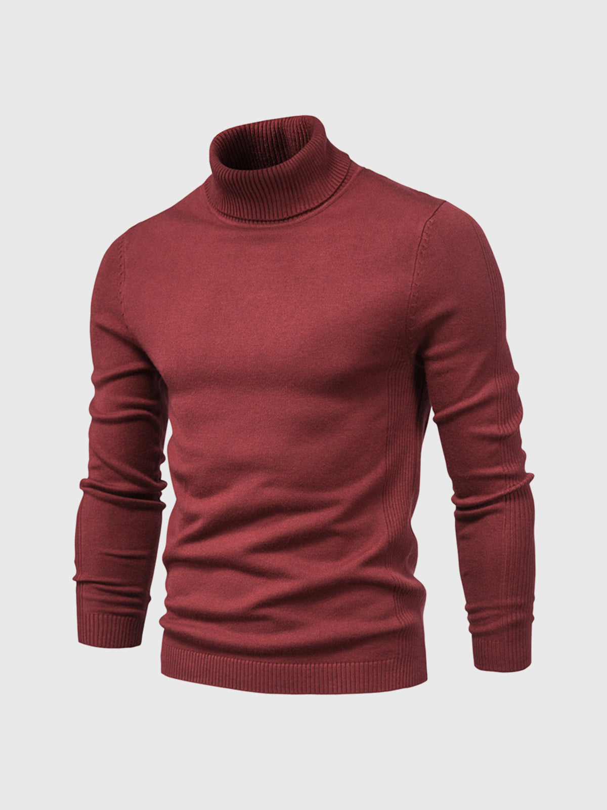 Homme Pull col roulé court | Lavable