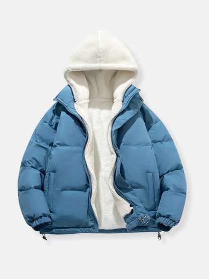 Herren Reißverschluss Daunenjacke | Warm