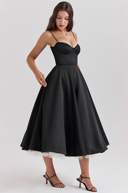 Robe de soirée femme à décolleté cœur | Midi