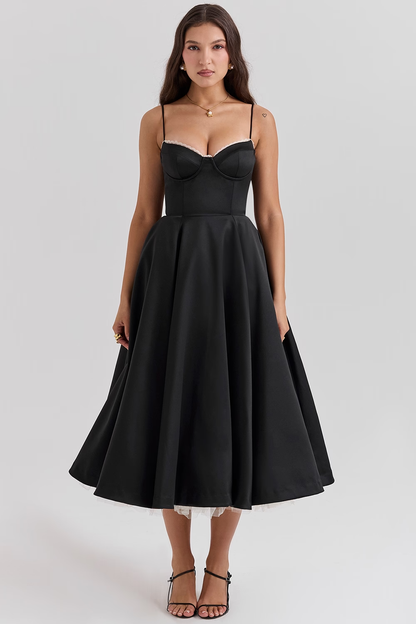 Robe de soirée femme à décolleté cœur | Midi