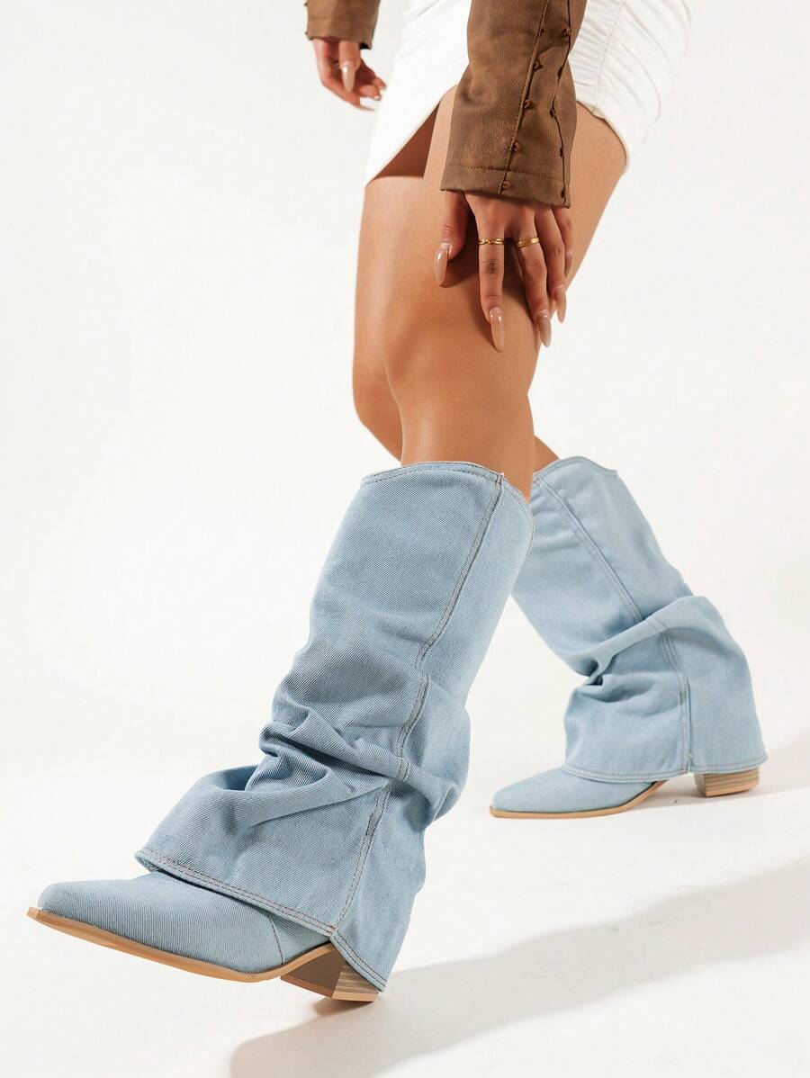 Bottes western à talons hauts pour femmes | Bout pointu