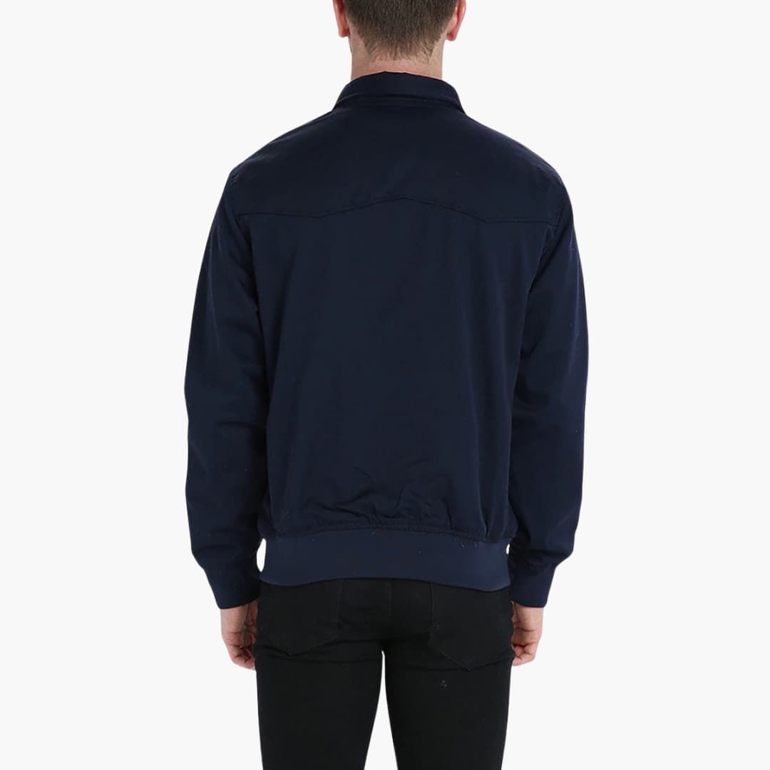 Veste d'hiver homme à bords-côtes | Fermeture éclair