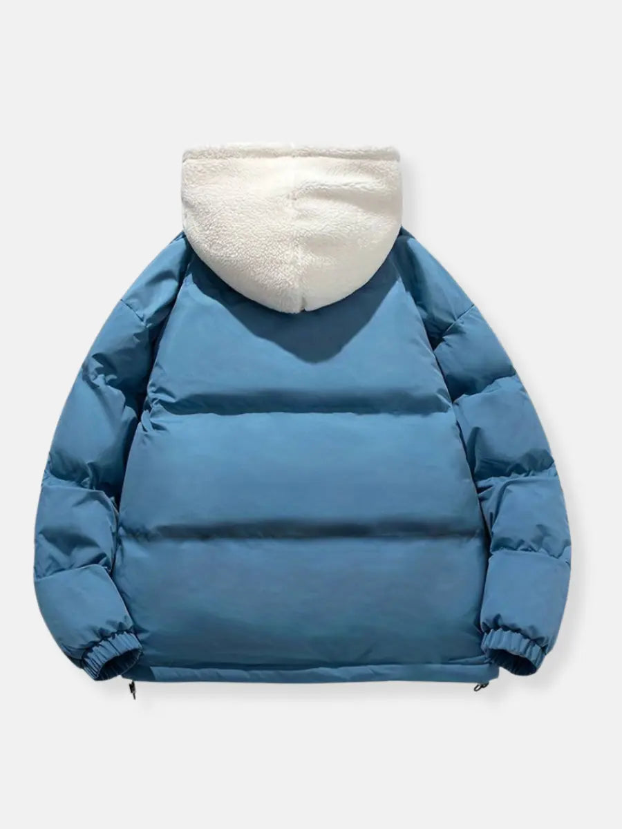 Herren Reißverschluss Daunenjacke | Warm