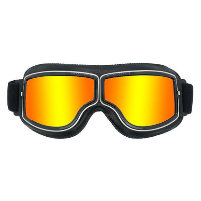 Lunettes de moto vintage polarisées pour homme