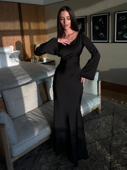 Women's Mermaid Style Wedding Guest Dress | Maxi