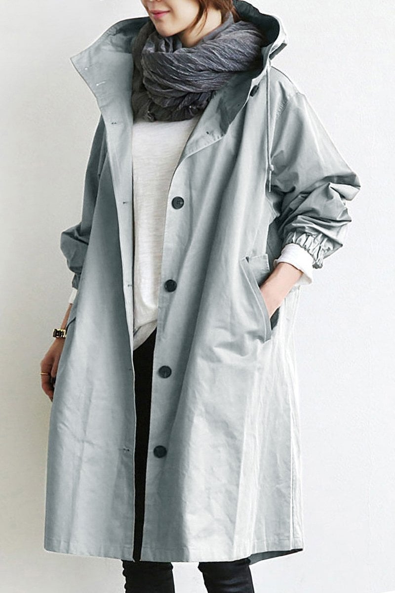 Veste d'hiver longue imperméable pour femme | Légère