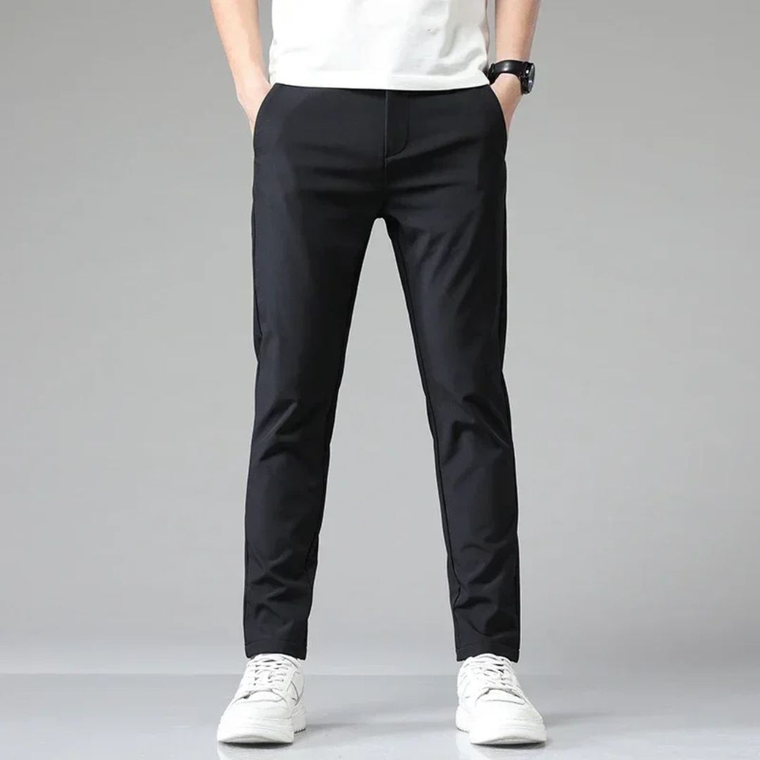 Pantalon chino homme business décontracté | Coupe slim