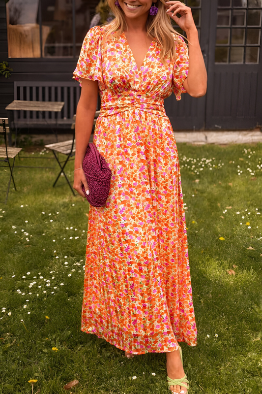Women's Floral Print Summer Dress | Maxi