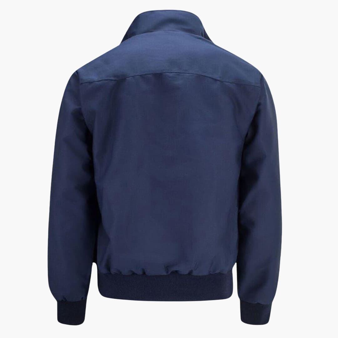 Veste d'hiver homme à bords-côtes | Fermeture éclair