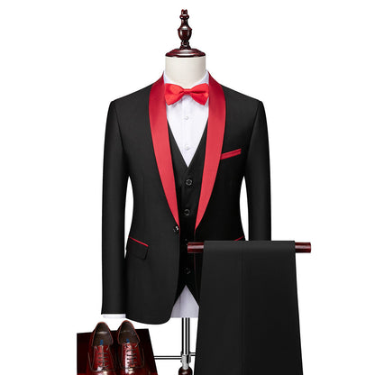 Costume complet de mariage slim fit pour homme