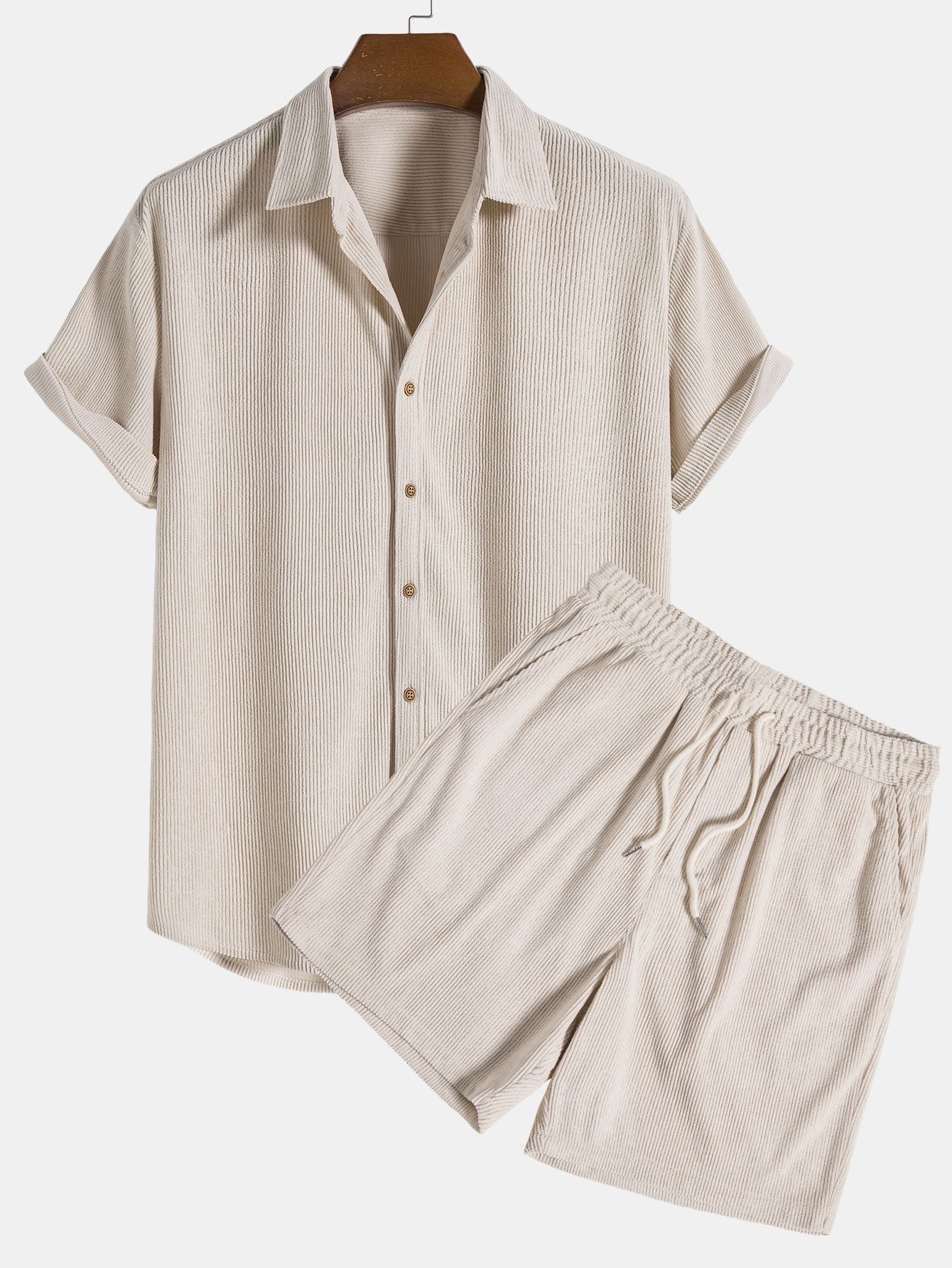 Completo estivo da uomo camicia e pantaloncini | Set in due pezzi